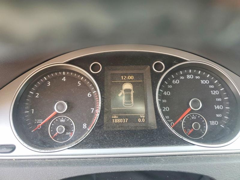 2012 Volkswagen VIN WVWMN7AN5CE516318 COPART salvage auction — FRONT END, Ms - Cert Of Title-Salvaged, sold $225 on 2026-07-17 (photo 9)