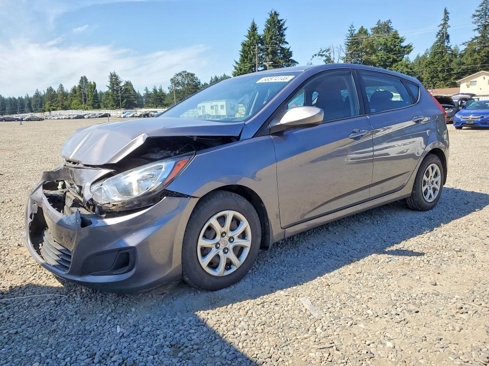 2014 Hyundai Accent VIN KMHCT5AE3EU168366 COPART salvage auction — FRONT END, Wa - Bill Of Sale, sold $325 on 2026-07-31 (photo 1)