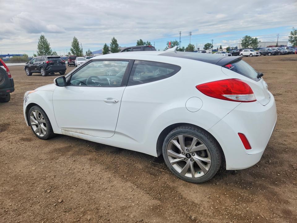 2016 Hyundai Veloster VIN KMHTC6AD7GU265456 COPART salvage auction — MECHANICAL, Ab - Bos - Active, sold $975 on 2026-07-14 (photo 2)