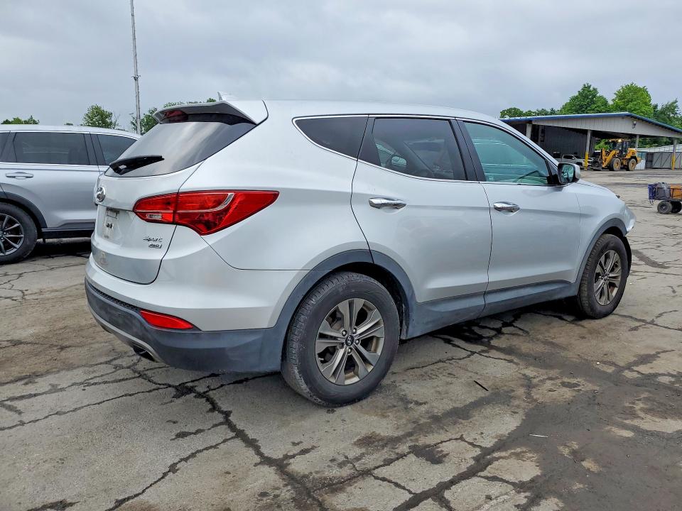 2015 Hyundai Santa fe VIN 5XYZTDLB1FG299312 COPART salvage auction — FRONT END, Ny - Mv-907A Salvage Certificate, sold $2,000 on 2026-07-14 (photo 3)