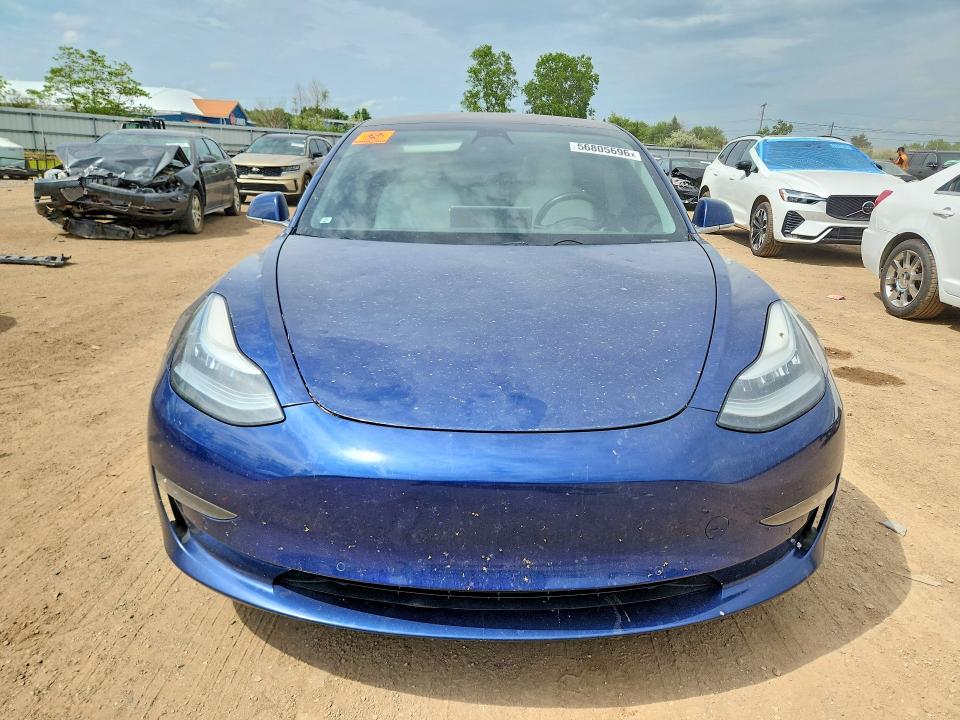 2018 Tesla Model 3 VIN 5YJ3E1EB8JF074199 COPART salvage auction — HAIL, Oh - Cert Of Title-Salvage, sold $7,100 on 2026-07-02 (photo 5)