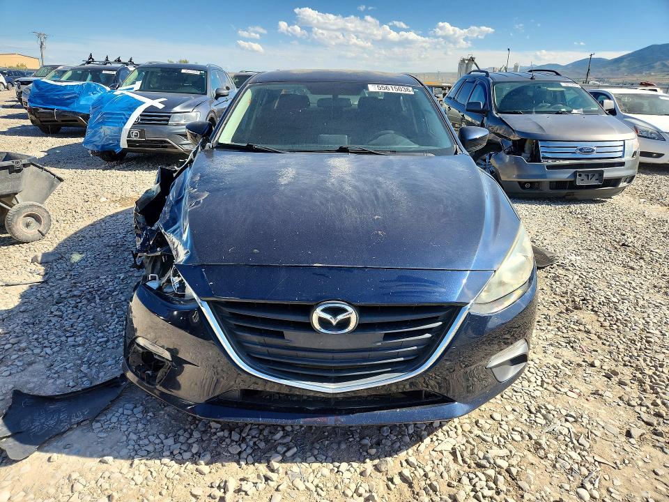2016 Mazda 3 VIN JM1BM1T75G1307132 COPART salvage auction — FRONT END, Ut - Salvage Certificate, sold $475 on 2026-07-28 (photo 5)
