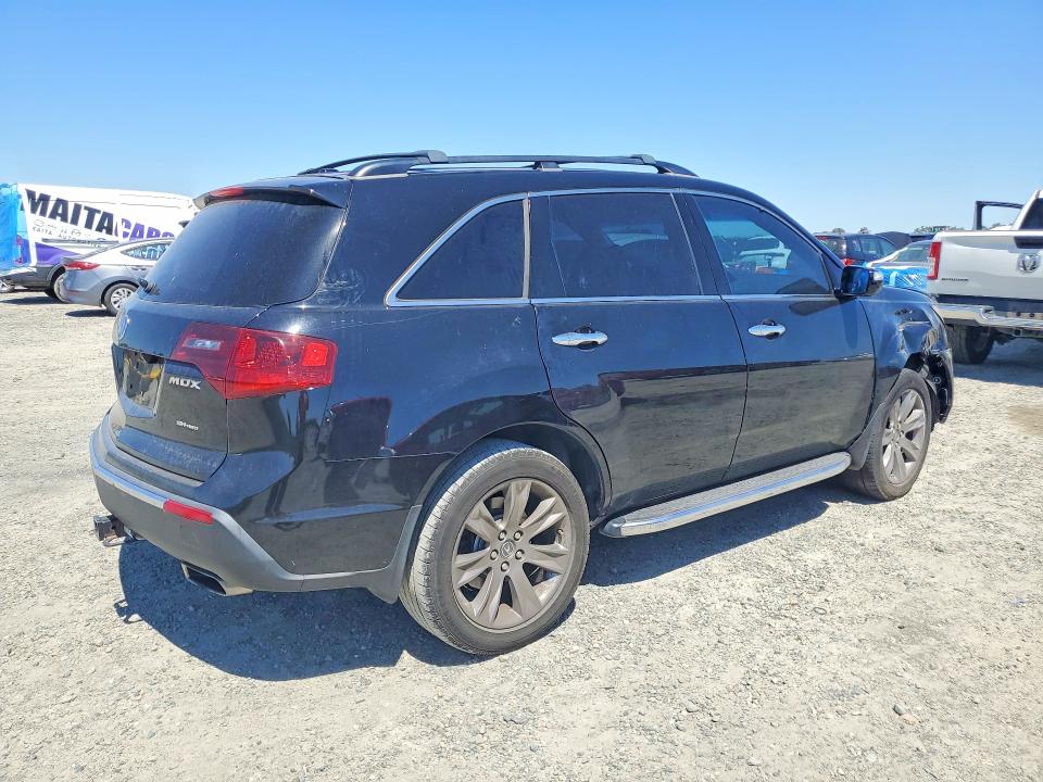2012 Acura Mdx VIN 2HNYD2H81CH525740 COPART salvage auction — FRONT END, Ca - Salvage Certificate, sold $1,900 on 2026-07-02 (photo 3)