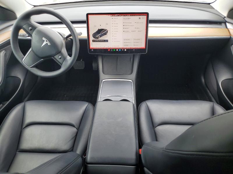 2023 Tesla Model 3 VIN 5YJ3E1EA6PF671061 COPART salvage auction — FRONT END, Fl - Cert Of Title Slvg Rebuildable, sold $10,200 on 2026-07-07 (photo 8)
