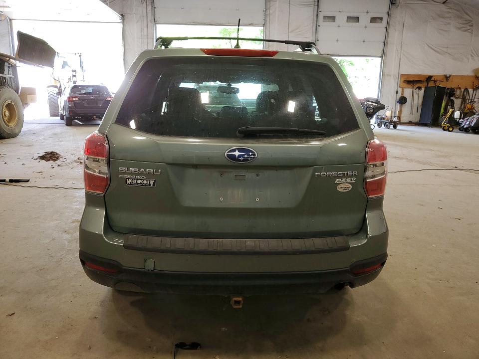 2015 Subaru Forester VIN JF2SJADCXFH596648 COPART salvage auction — FRONT END, Vt - Cert Of Title-Salvage Vehicle, sold $325 on 2026-07-13 (photo 6)
