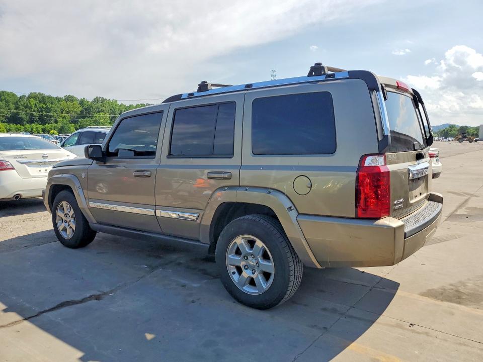2006 Jeep Commander VIN 1J8HG58N76C291642 COPART salvage auction — WATER/FLOOD, Ky - Cert Of Title-Salvage Water, sold $275 on 2026-07-02 (photo 2)