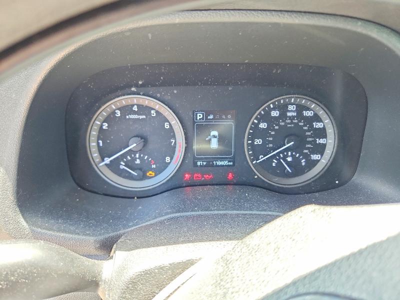 2018 Hyundai Tucson VIN KM8J2CA42JU803982 COPART salvage auction — MECHANICAL, Oh - Certificate Of Title, sold $2,450 on 2026-07-16 (photo 9)