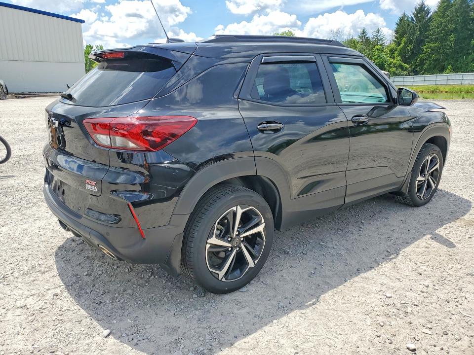 2022 Chevrolet Trailblazer VIN KL79MUSL8NB137173 COPART salvage auction — FRONT END, Ny - Mv-907A Salvage Certificate, sold $6,800 on 2026-07-27 (photo 3)