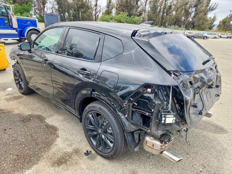 2025 Acura VIN 3HDSA1H72SM706530 COPART salvage auction — REAR END, Ca - Salvage Certificate, sold $9,500 on 2026-07-17 (photo 2)