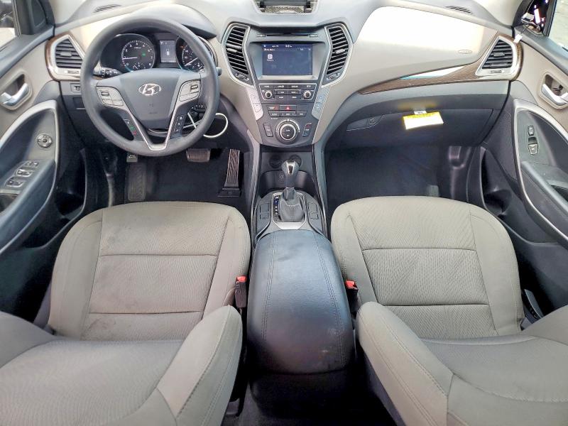 2017 Hyundai Santa fe VIN 5NMZU3LB0HH030802 COPART salvage auction — FRONT END, FL - CERT OF TITLE SLVG REBUILDABLE, sold $2,700 on 2026-07-02 (photo 8)