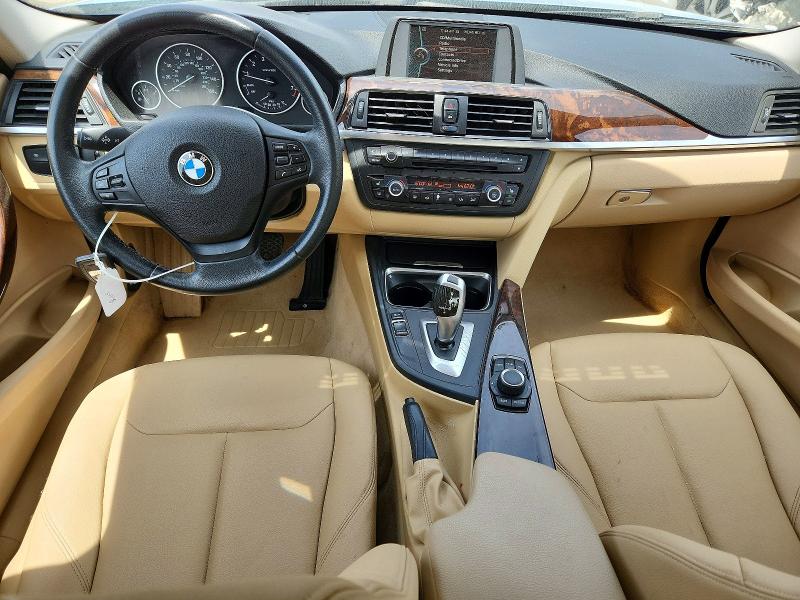 2014 BMW 3er VIN WBA3C3C54EF985904 COPART salvage auction — REAR END, Md - Cert Of Salvage < 75% Damage, sold $1,500 on 2026-07-28 (photo 8)