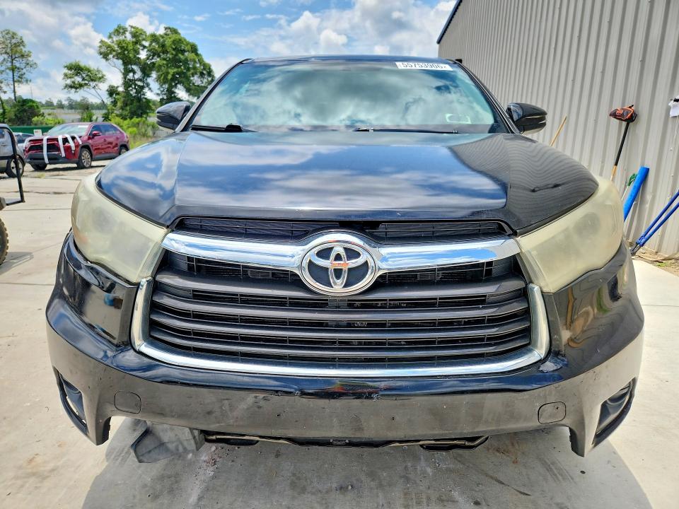 2015 Toyota VIN 5TDBKRFH4FS074256 COPART salvage auction — UNDERCARRIAGE, Ga - Cert Of Title-Salvage, sold $4,150 on 2026-07-23 (photo 5)