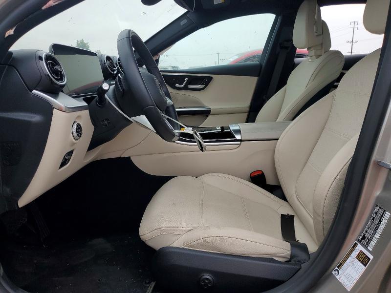 2024 Mercedes-benz C class VIN W1KAF4GB8RR226433 COPART salvage auction — FRONT END, CA - SALVAGE CERTIFICATE, sold $14,800 on 2026-07-15 (photo 7)
