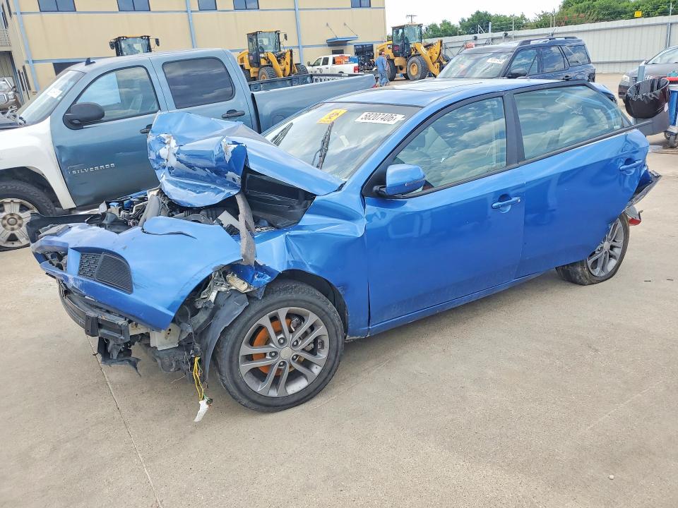 2011 Kia Forte VIN KNAFU5A21B5429078 COPART salvage auction — REAR END, TX - SALVAGE VEHICLE TITLE (P), sold $225 on 2026-07-13 (photo 1)