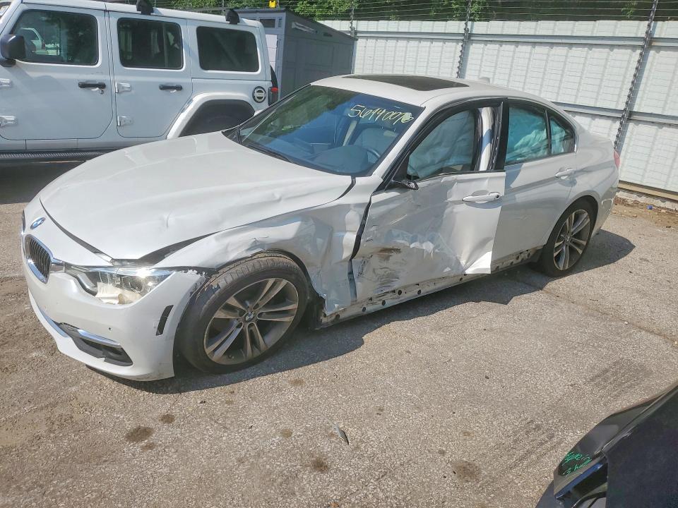2016 BMW 3er VIN WBA8E9G58GNT45748 COPART salvage auction — SIDE, Ga - Cert Of Title-Salvage, sold $825 on 2026-07-17 (photo 1)