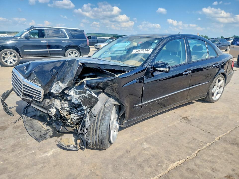 2008 Mercedes-benz E-class VIN WDBUF56X88B188301 COPART salvage auction — FRONT END, TX - SALVAGE VEHICLE TITLE (P), sold $425 on 2026-07-13 (photo 1)