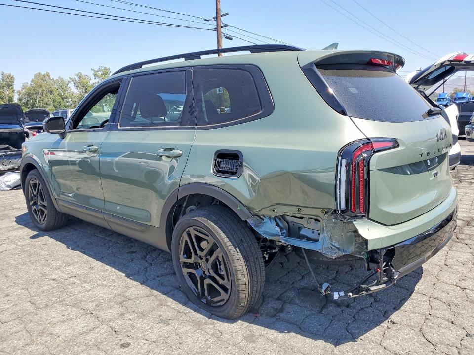 2025 Kia Telluride VIN 5XYP3DGC5SG655104 COPART salvage auction — REAR END, Ca - Salvage Certificate, sold $19,700 on 2026-07-02 (photo 2)
