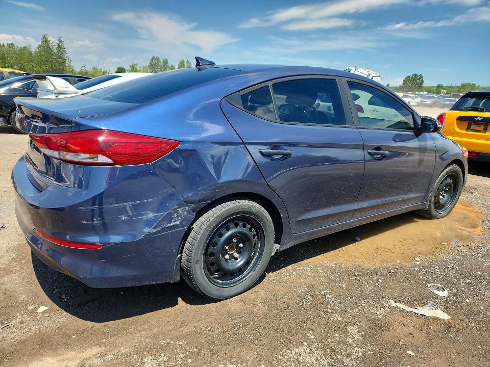 2017 Hyundai Elantra VIN KMHD84LF9HU426951 COPART salvage auction — REAR END, On - Permit No Brand - Unfit, sold $2,250 on 2026-07-07 (photo 3)