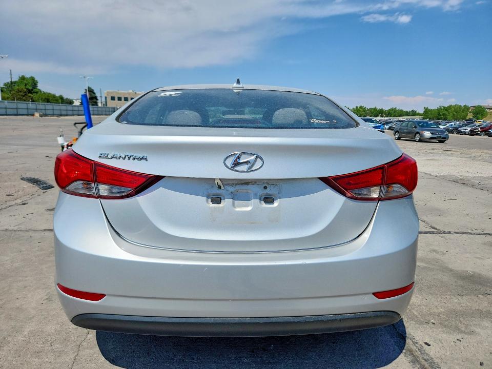2016 Hyundai VIN 5NPDH4AE2GH725138 COPART salvage auction — FRONT END, Co - Certificate Of Title, sold $1,800 on 2026-08-03 (photo 6)