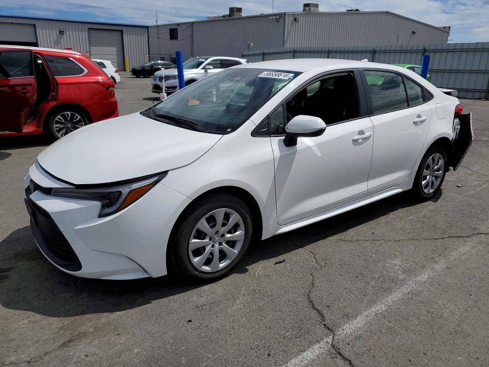 2025 Toyota Corolla VIN JTDBCMFE7S3097905 COPART salvage auction — REAR END, CA - SALVAGE CERTIFICATE, sold $8,800 on 2026-07-02 (photo 1)