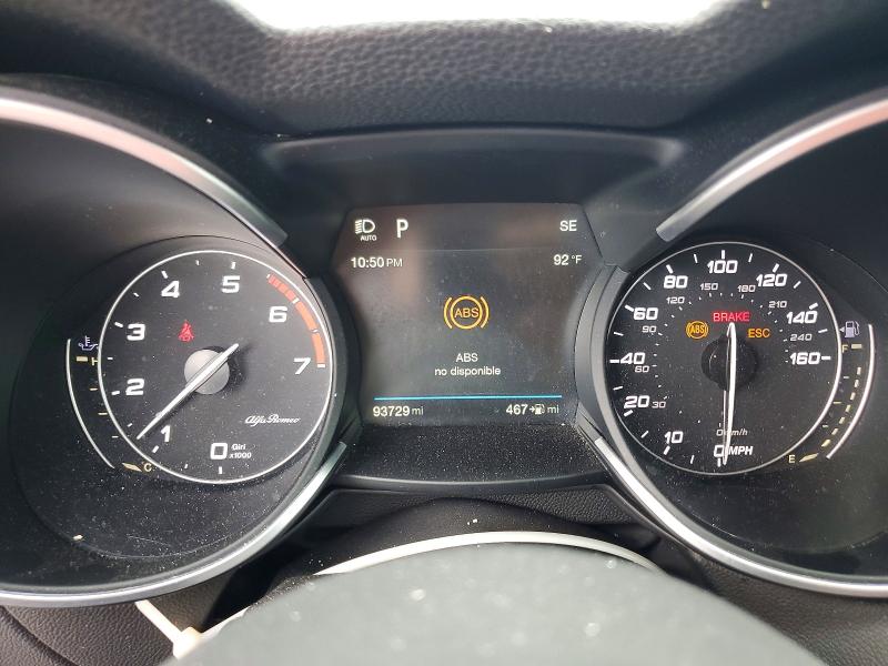 2018 Alfa romeo Stelvio VIN ZASFAKAN4J7B79219 COPART salvage auction — FRONT END, ID - SALVAGE CERTIFICATE OF TITLE, sold $2,850 on 2026-09-02 (photo 9)