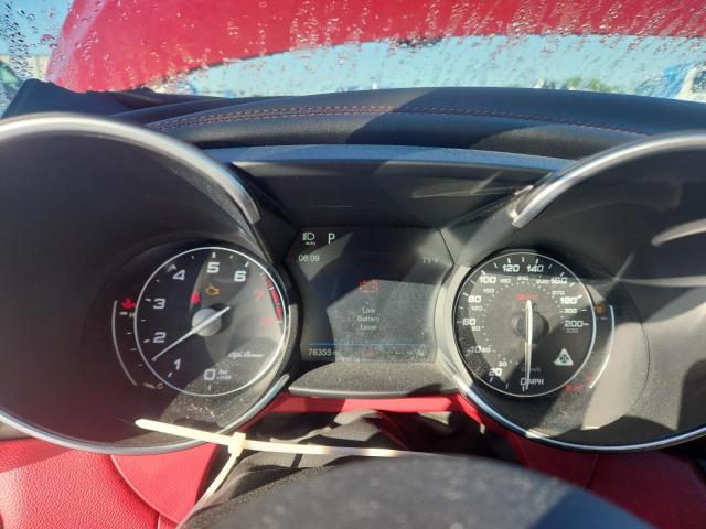 2018 Alfa romeo Giulia VIN ZARFAEAV3J7570166 COPART salvage auction — FRONT END, Nc - Salvage Certificate Of Title, sold $7,100 on 2026-08-04 (photo 9)