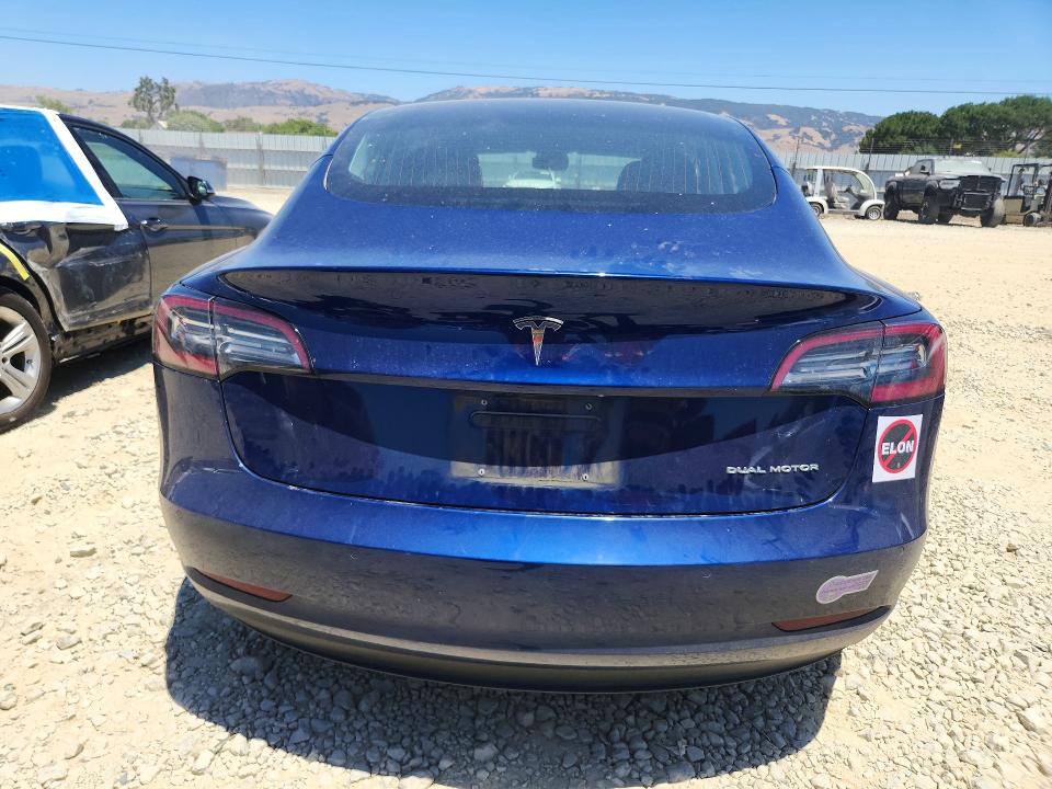 2018 Tesla VIN 5YJ3E1EB9JF146608 COPART salvage auction — FRONT END, Ca - Salvage Certificate, sold $8,500 on 2026-07-14 (photo 6)