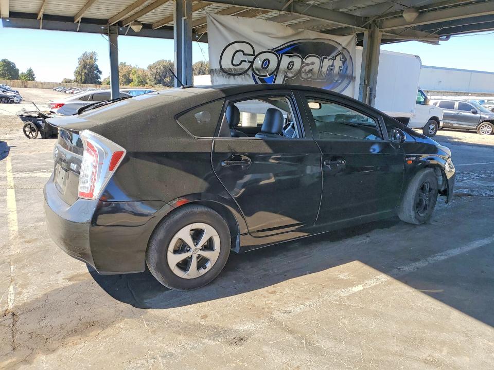 2012 Toyota Prius VIN JTDKN3DUXC5413155 COPART salvage auction — VANDALISM, CA - SALVAGE CERTIFICATE, sold $1,400 on 2026-07-14 (photo 3)