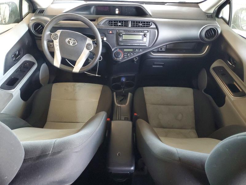 2014 Toyota Prius c VIN JTDKDTB31E1060165 COPART salvage auction — VANDALISM, CA - SALVAGE CERTIFICATE, sold $875 on 2026-07-16 (photo 8)