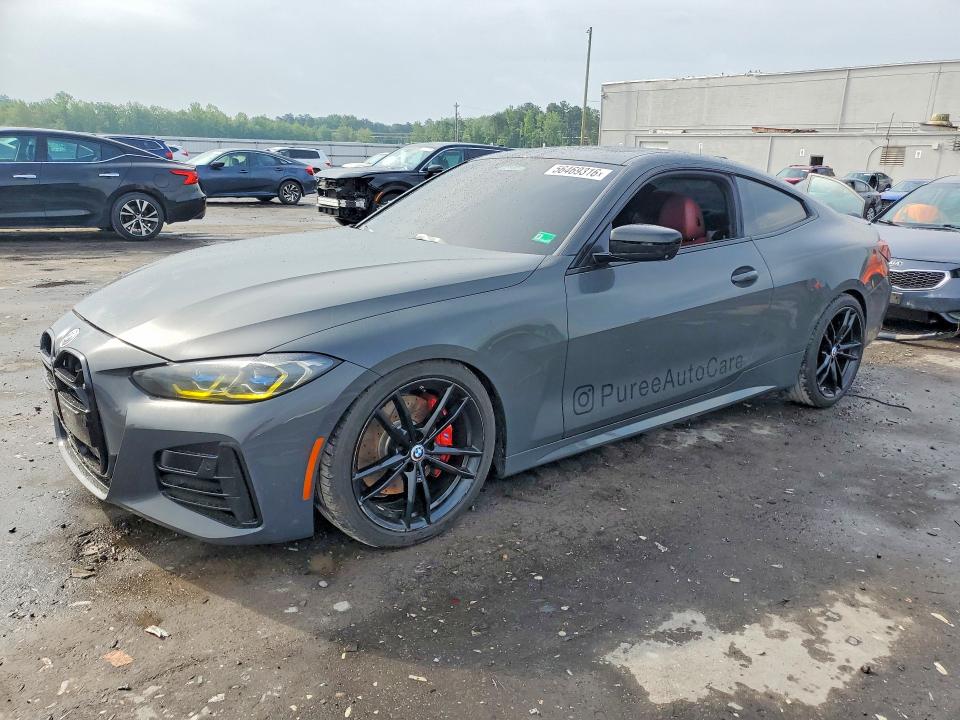 2021 BMW M440i VIN WBA13AR01MCG47287 — COPART salvage auction photo