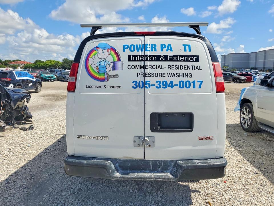 2018 Gmc Savana VIN 1GTW7AFP7J1342878 COPART salvage auction — MINOR DENT/SCRATCHES, FL - CERTIFICATE OF TITLE, sold $2,850 on 2026-07-29 (photo 6)