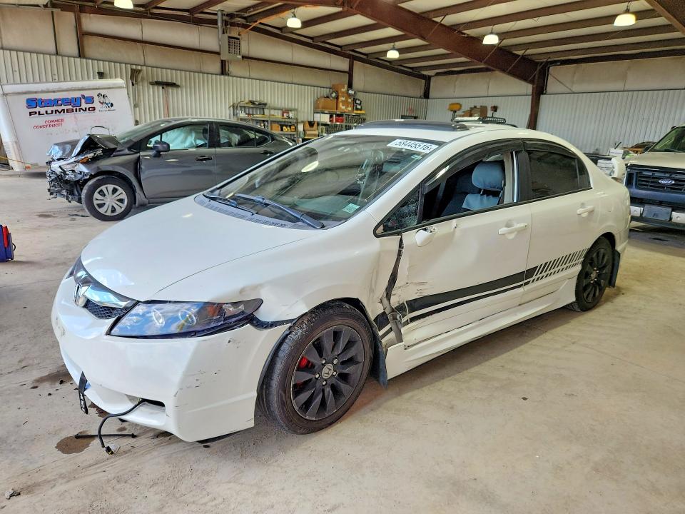 2010 Honda Civic VIN 19XFA1F81AE082839 COPART salvage auction — SIDE, Pa - Certificate Of Salvage, sold $1,550 on 2026-07-02 (photo 1)