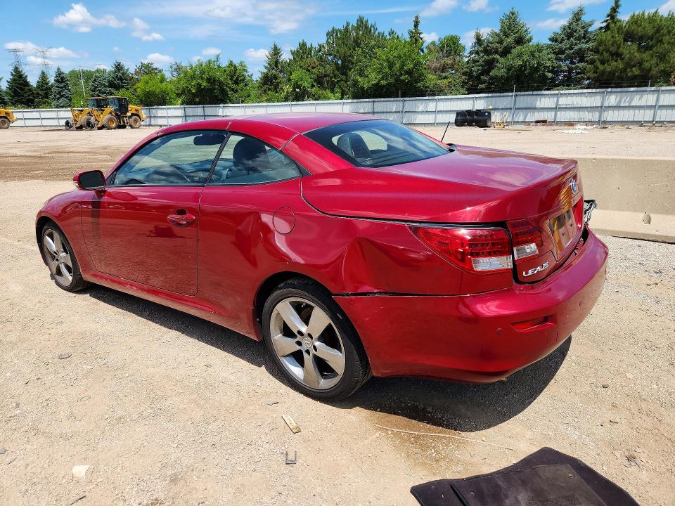 2010 Lexus Is VIN JTHFF2C29A2507517 COPART salvage auction — REAR END, Il - Salvage Certificate, sold $575 on 2026-07-28 (photo 2)