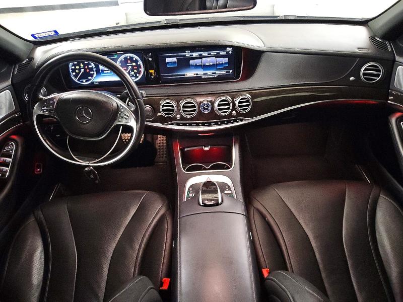 2017 Mercedes-benz S class VIN WDDUG8CB3HA313337 COPART salvage auction — MINOR DENT/SCRATCHES, TX - CERTIFICATE OF TITLE, sold $10,300 on 2026-07-21 (photo 8)