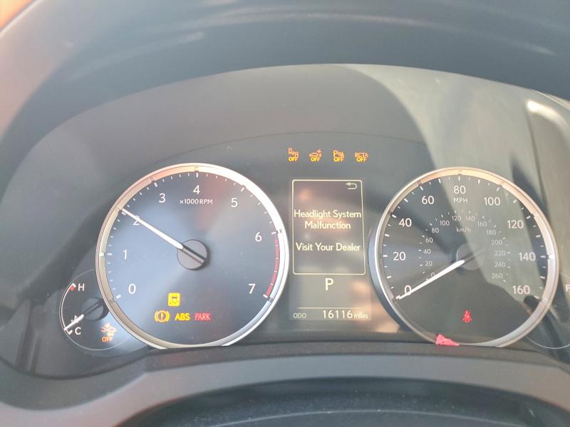 2025 Lexus VIN JTHDA1D27S5134928 COPART salvage auction — FRONT END, Al - Cert Of Title-Salvage Title, sold $175 on 2026-07-21 (photo 9)