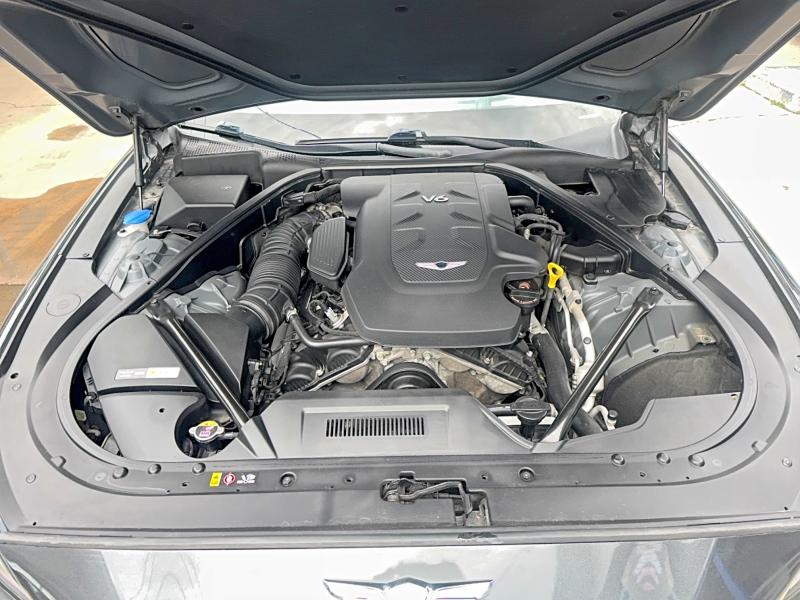 2017 Genesis G80 VIN KMHGN4JE0HU210311 COPART salvage auction — DAMAGE HISTORY, Nc - Salvage Cert-Rebuilt (P), sold $9,900 on 2026-07-08 (photo 7)