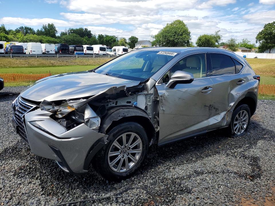 2021 Lexus Nx VIN JTJDARDZ4M5020432 COPART salvage auction — FRONT END, Nj - Cert Of Title-Salvage, sold $375 on 2026-07-24 (photo 1)