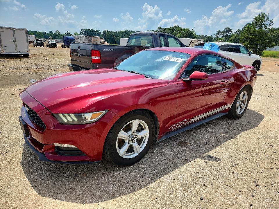 2015 Ford VIN 1FA6P8AMXF5399846 COPART salvage auction — SIDE, TX - SALVAGE VEHICLE TITLE (P), sold $100 on 2026-07-27 (photo 1)