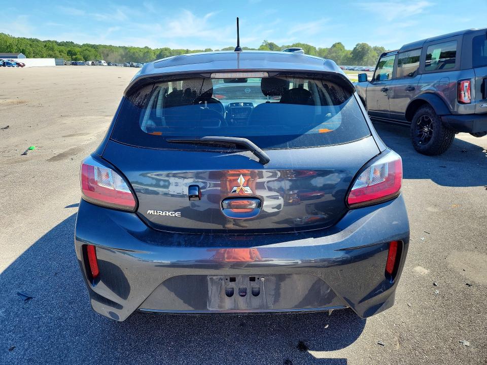 2024 Mitsubishi Mirage VIN ML32AUHJXRH028836 COPART salvage auction — FRONT END, FL - CERTIFICATE OF TITLE, sold $4,050 on 2026-07-08 (photo 6)