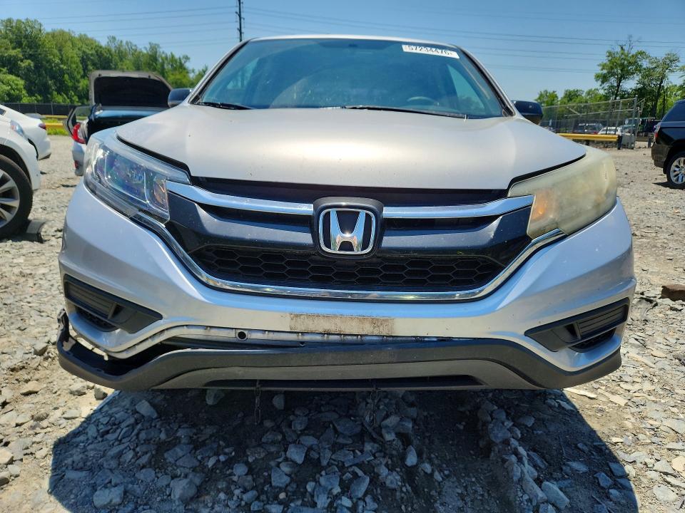 2015 Honda VIN 2HKRM4H38FH636680 COPART salvage auction — REAR END, Md - Cert Of Salvage > 75% Damage, sold $2,900 on 2026-07-02 (photo 5)