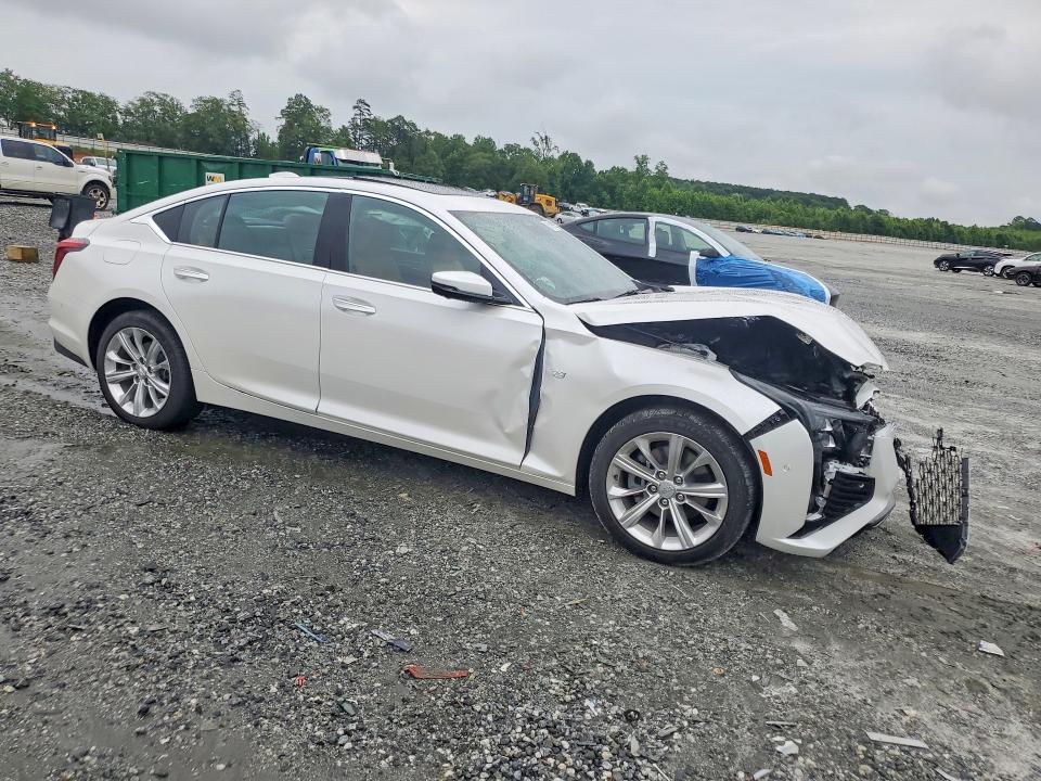 2025 Cadillac Ct5 VIN 1G6DS5RW6S0115174 COPART salvage auction — FRONT END, Sc - Cert Of Title-Salvage, sold $12,300 on 2026-07-29 (photo 4)