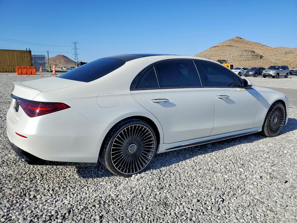 2025 Mercedes-benz VIN W1K6G7GB9SA325433 COPART salvage auction — VANDALISM, Nv - Salvage Title, sold $67,000 on 2026-07-22 (photo 3)