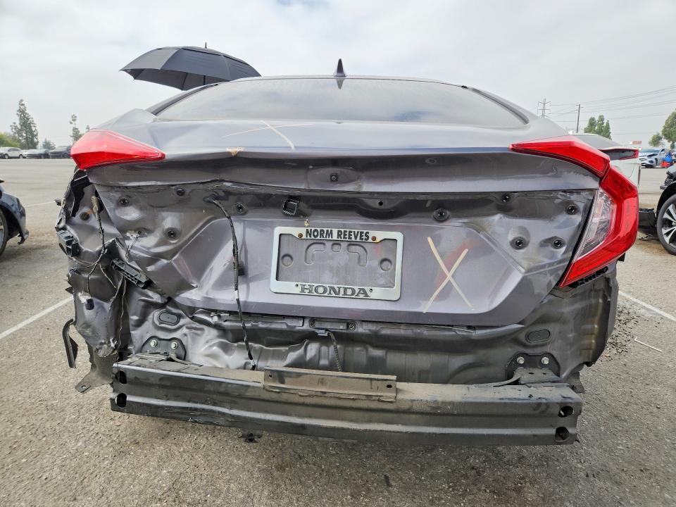 2018 Honda VIN 2HGFC2F79JH540267 COPART salvage auction — REAR END, Ca - Salvage Certificate, sold $4,450 on 2026-07-02 (photo 6)