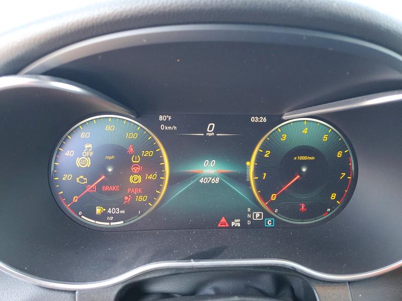 2021 Mercedes-benz VIN W1N0J8EB8MF949412 COPART salvage auction — FRONT END, Ca - Salvage Certificate, sold $10,700 on 2026-07-23 (photo 9)