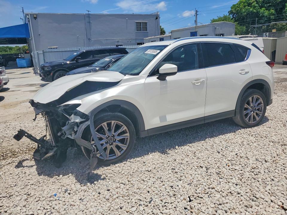 2021 Mazda Cx-5 VIN JM3KFADM4M0303273 COPART salvage auction — FRONT END, Fl - Cert Of Title Slvg Rebuildable, sold $10 on 2026-07-28 (photo 1)