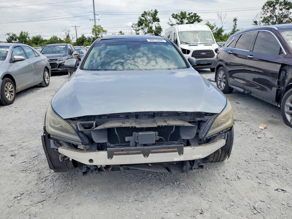 2015 Hyundai Genesis VIN KMHGN4JE7FU047671 COPART salvage auction — FRONT END, Fl - Certificate Of Title (P), sold $2,150 on 2026-07-08 (photo 5)