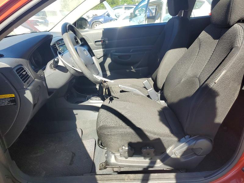 2008 Hyundai Accent VIN KMHCM36C38U086604 COPART salvage auction — FRONT END, WA - VEHICLE CERT OF OWNERSHIP-TITL, sold $275 on 2026-07-27 (photo 7)