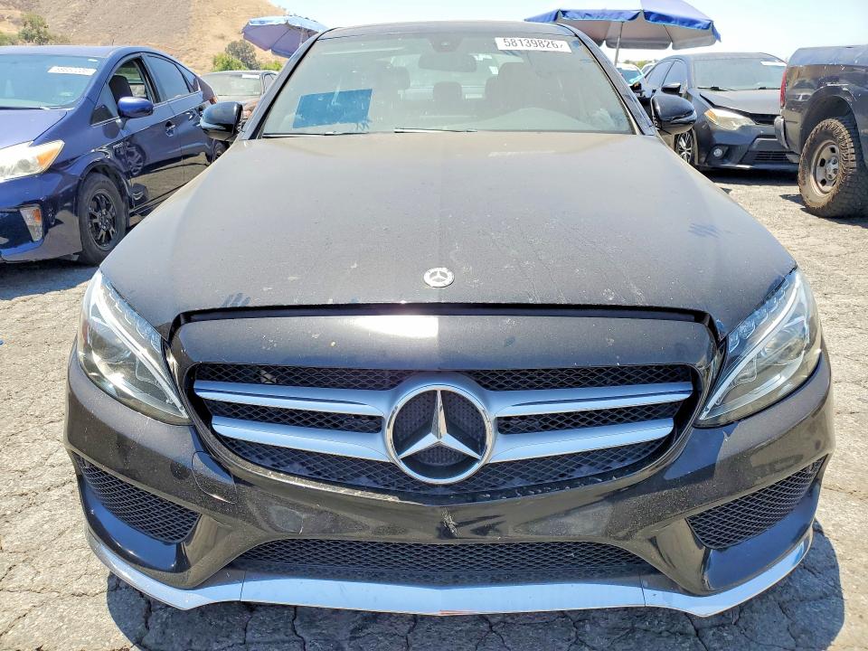 2018 Mercedes-benz C-klasse VIN WDDWF4JB2JR405215 COPART salvage auction — SIDE, Ca - Salvage Certificate, sold $9,100 on 2026-08-13 (photo 5)