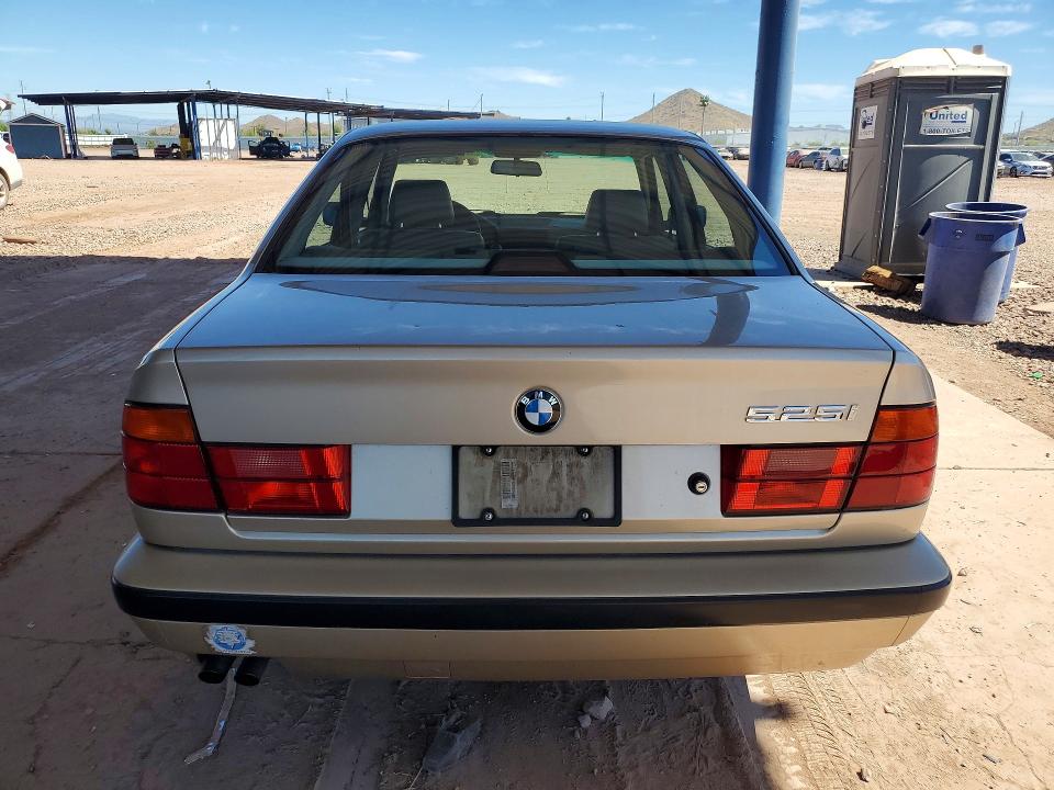 1995 BMW 5 series VIN WBAHD6326SGK56674 COPART salvage auction — MINOR DENT/SCRATCHES, Az - Cert Of Title-Restored Salvage, sold $2,200 on 2026-07-02 (photo 6)