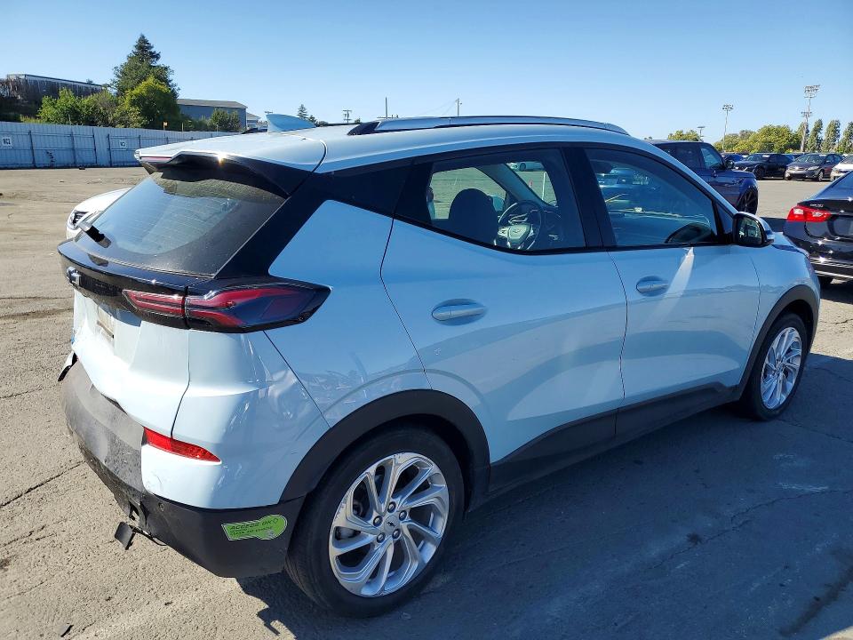2023 Chevrolet Bolt euv VIN 1G1FY6S03P4153051 COPART salvage auction — REAR END, Ca - Salvage Certificate, sold $7,200 on 2026-07-24 (photo 3)
